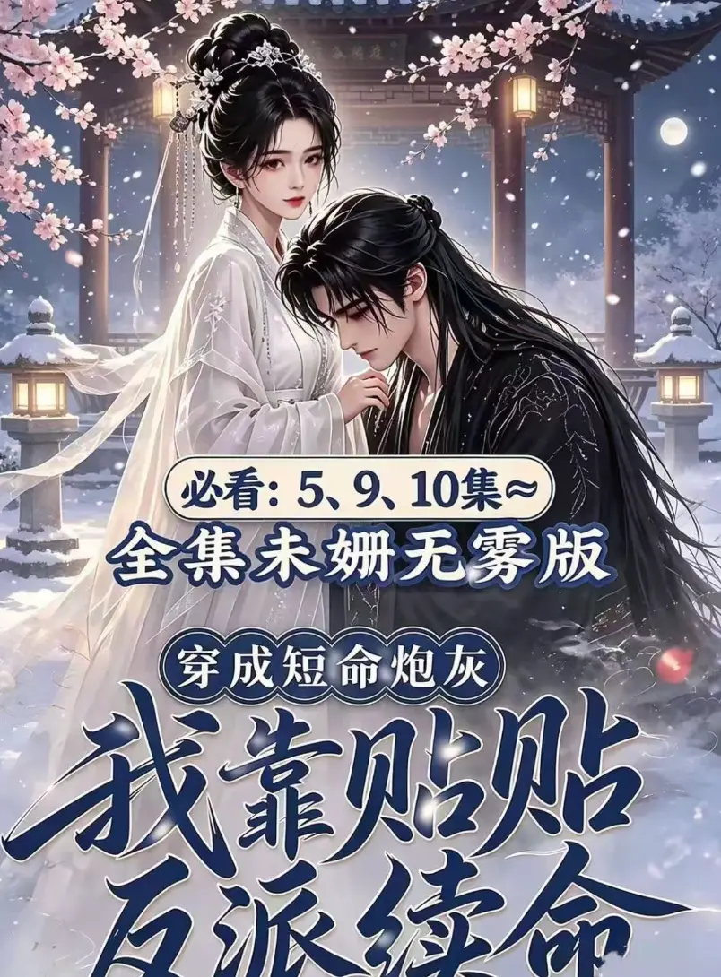 AI漫剧黄果版《穿成短命炮灰，我靠贴贴反派续命》未删减全集免费看-穿书炮灰抱对腿反派怀里好续命-最新去雾版完整全集百度迅雷网盘免费分享