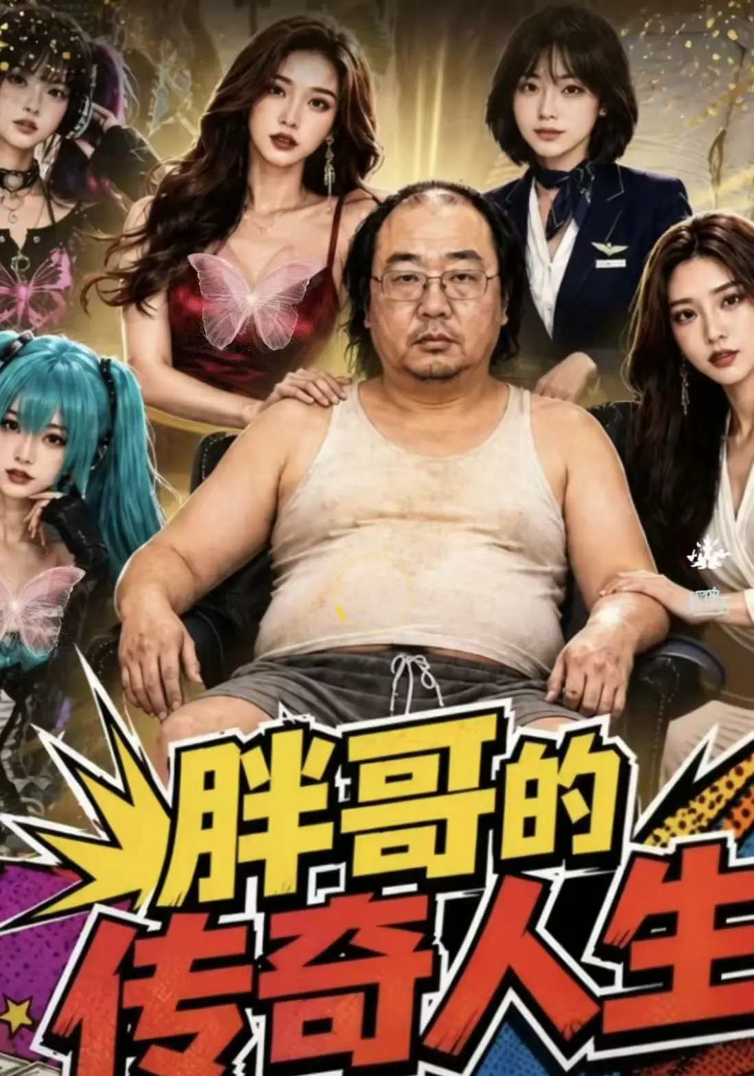 黄果魔改ai短剧《胖哥的传奇人生》全集-胖哥的传奇人生无广告免费在线观看-夸克迅雷百度云网盘直达下载